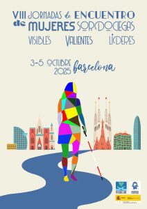 Cartel de las VIII Jornadas de Encuentro de Mujeres Sordociegas