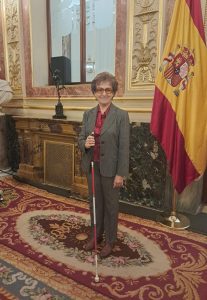 Rosana Rodrigo con Francina Armengol