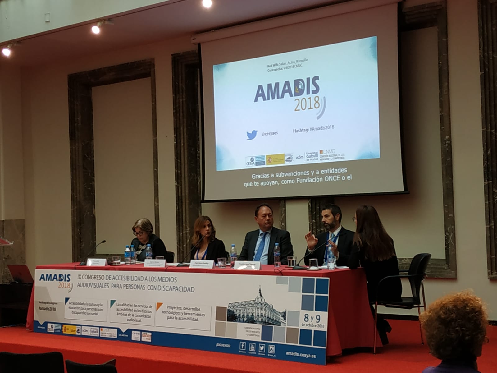 Resultado de imagen de IX Congreso de Accesibilidad a los Medios Audiovisuales para Personas con Discapacidad (AMADIS)